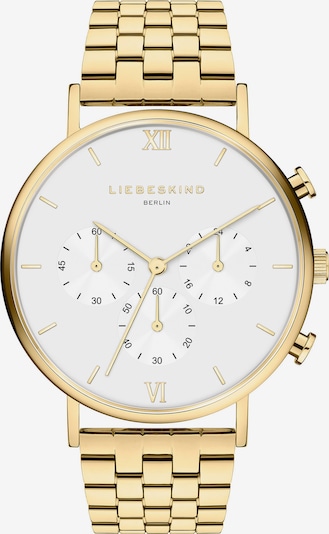 Liebeskind Berlin Analoog horloge in de kleur Goud / Zwart / Wit, Productweergave