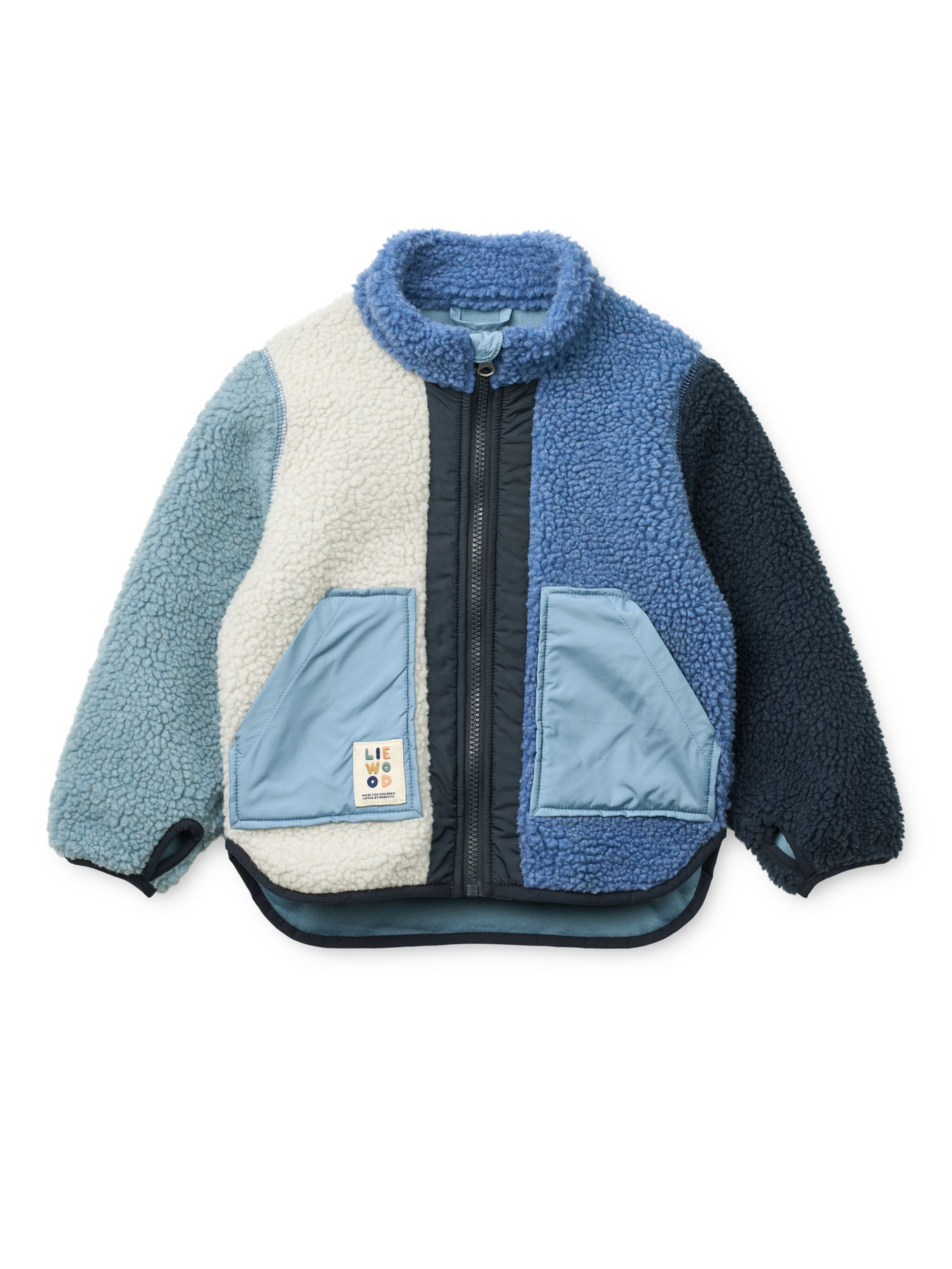 Liewood Flisová bunda 'Noam Pile' - Modrá: predná strana