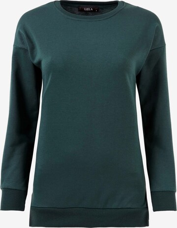 LELA Sweatshirt in Groen: voorkant