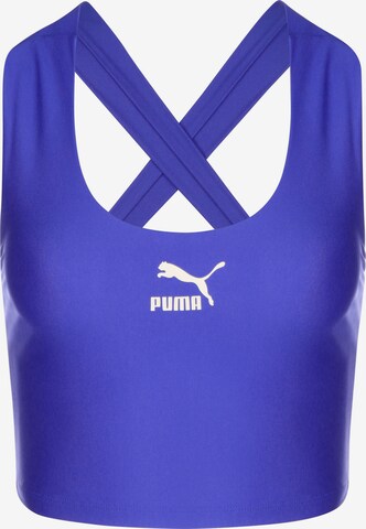 PUMA - Top desportivo em azul