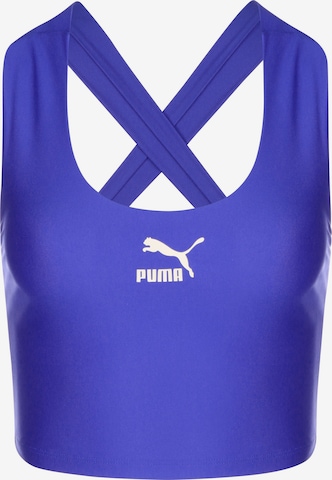 PUMA Top sportowy w kolorze niebieski