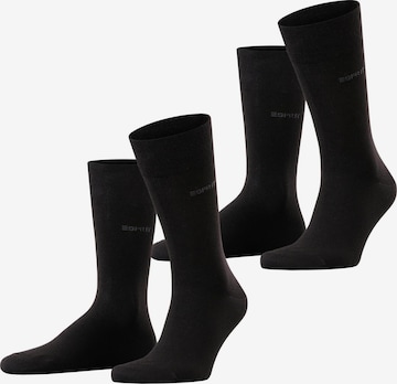 ESPRIT Socks 'Basic Easy 2-Pack' in Black: front