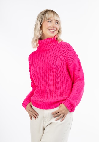 Pull-over MYMO en rose : devant