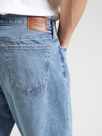 Abercrombie & Fitch Loosefit Jeans i blå