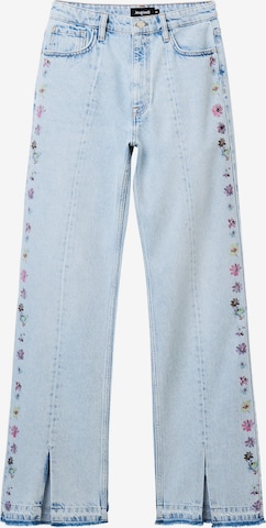 Desigual Boot cut Jeans 'Flores' in Blue: front