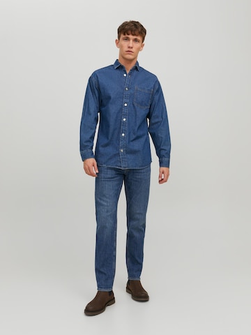 regular Jeans 'MIKE' di JACK & JONES in blu