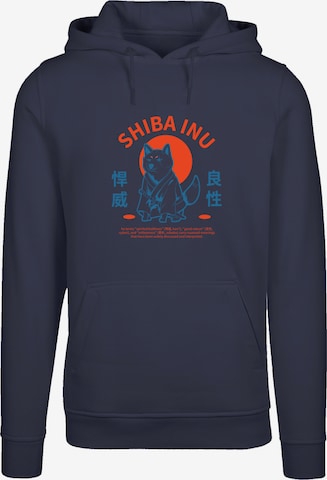 F4NT4STIC Sweatshirt 'Japanischer Shiba Inu Hund' in Blue: front