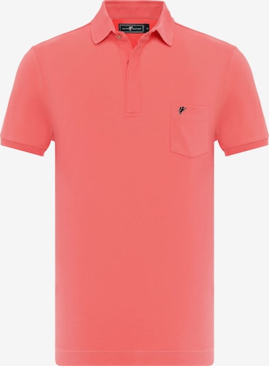 DENIM CULTURE Тениска 'Alaric' в пастелно червено / черно, Преглед на продукта