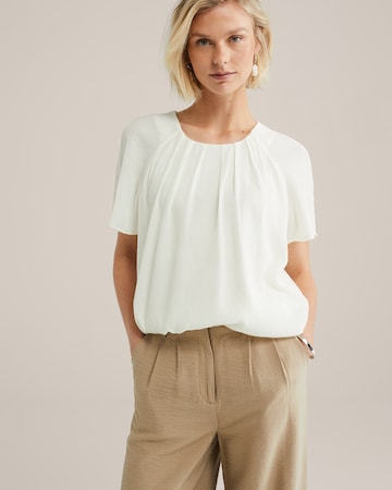 WE Fashion Bluza | bela barva: sprednja stran