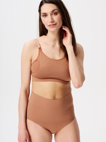 Bustier Soutien-gorge d’allaitement 'Mae' Noppies en marron : devant