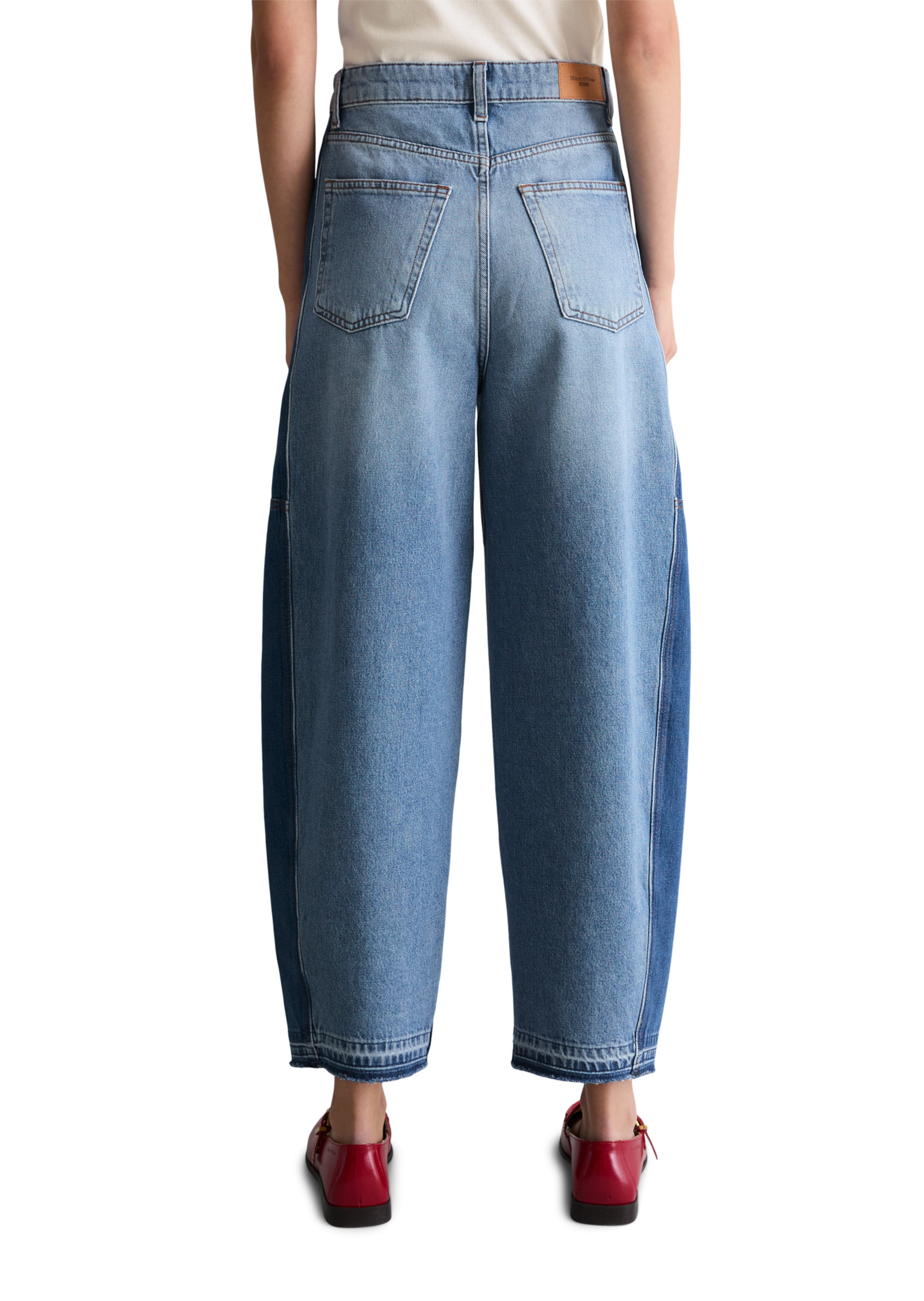 Marc O'Polo DENIM Barrel Jeans 'Enni' in Blau