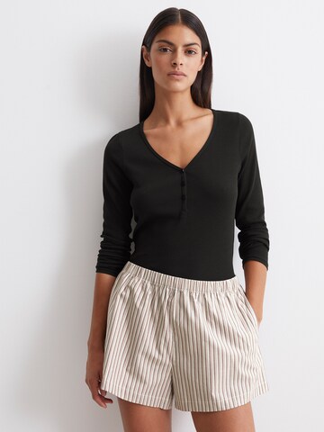 Marc O'Polo Pajama ' Mix & Match Cotton ' in Black: front