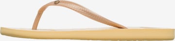 ROXY Teenslipper 'Bermuda' in Goud: voorkant