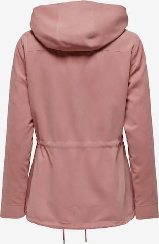 ONLY Tussenparka in Roze