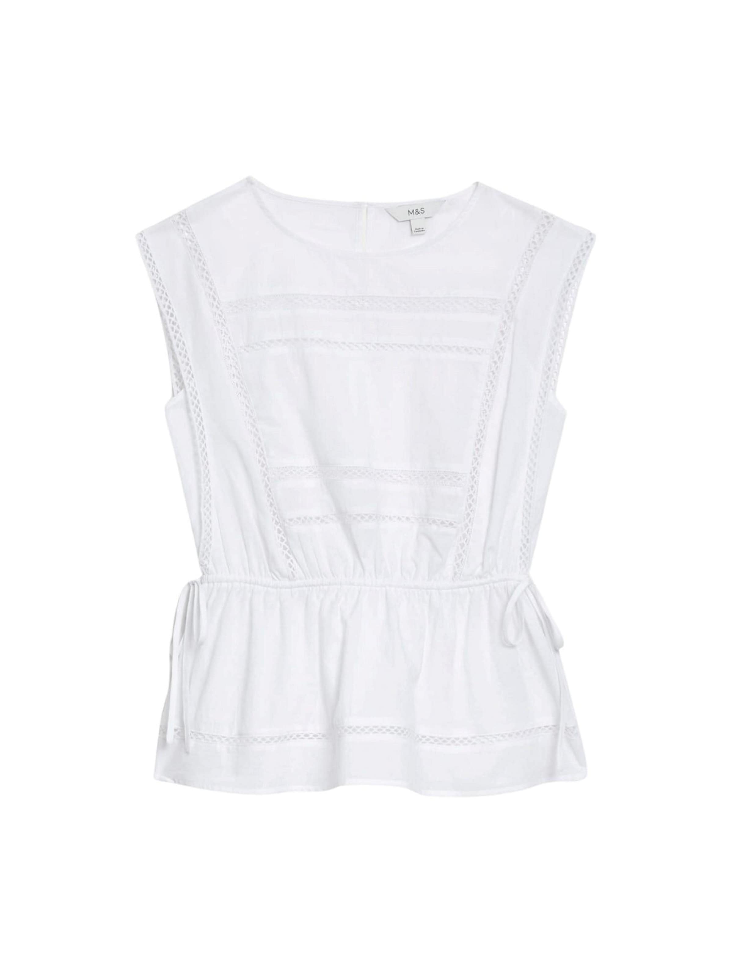 Camicia da donna di Marks & Spencer in bianco: frontale