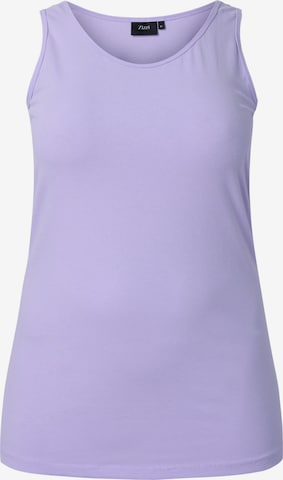 Zizzi - Top em roxo: frente