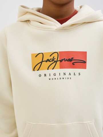 Jack & Jones Junior Sweatshirt 'JORFrederiksberg' i beige