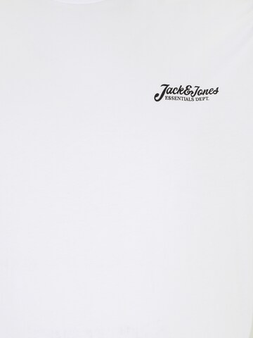 Jack & Jones Plus Μπλουζάκι 'JJBEAU' σε λευκό
