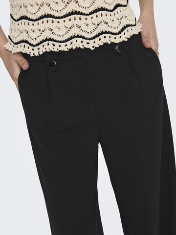 ONLY Wide Leg Hose in Schwarz