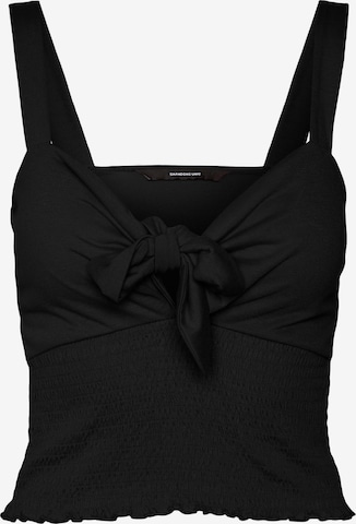 PIECES Top 'MINNA' w kolorze czarny: przód