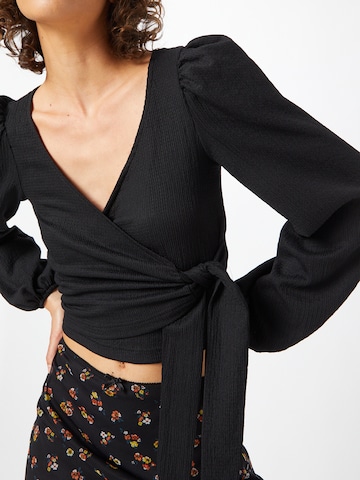 Monki Blouse in Zwart