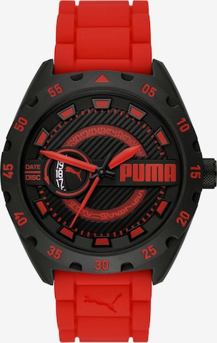 PUMA Uhr in Rot: predná strana