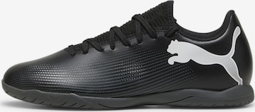 PUMA - Zapatillas de fútbol 'Future 7 Play' en negro: frente