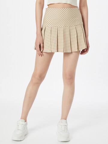 Gonna di Monki in beige: frontale