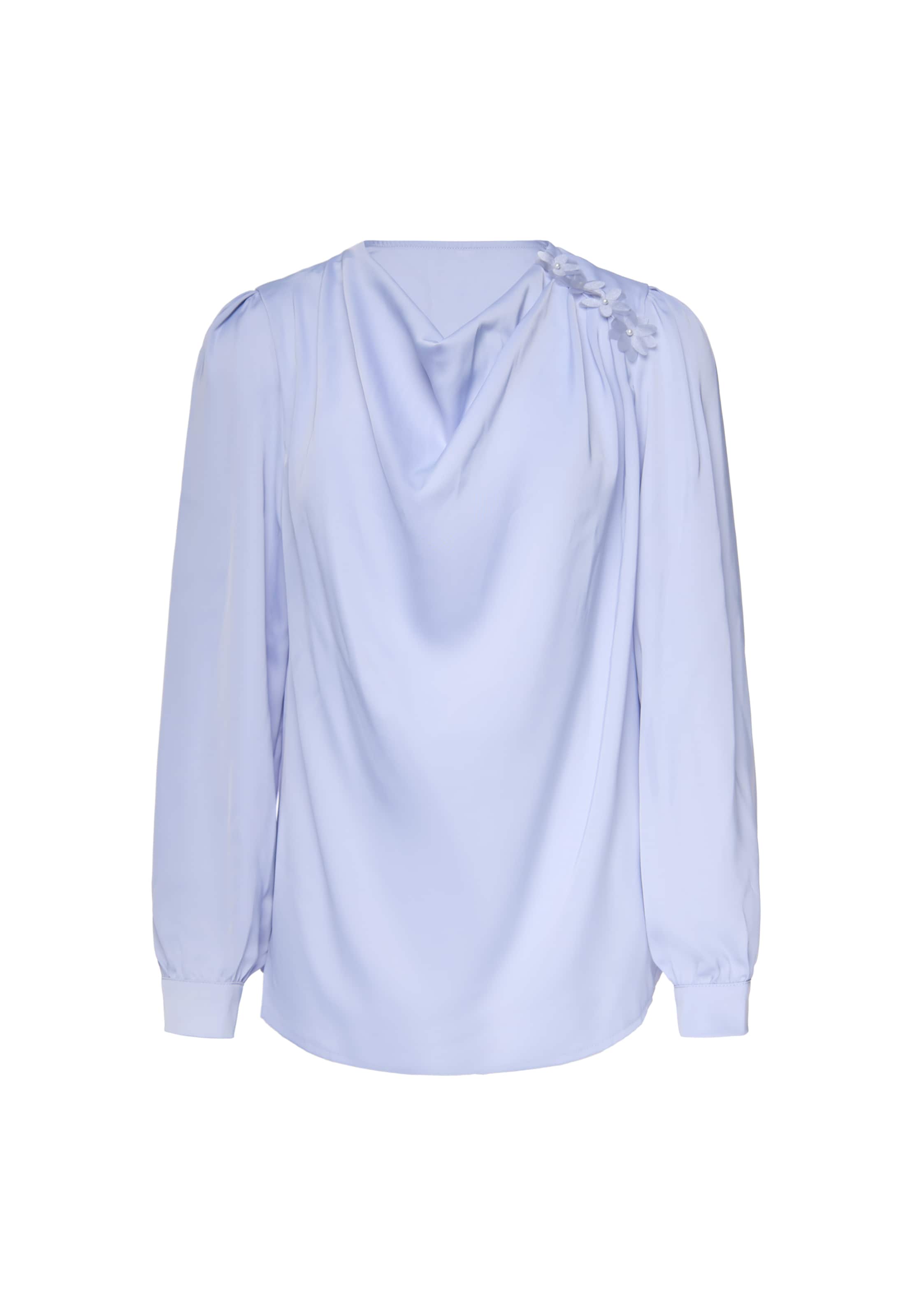 usha BLACK LABEL Blouse in Blauw: voorkant