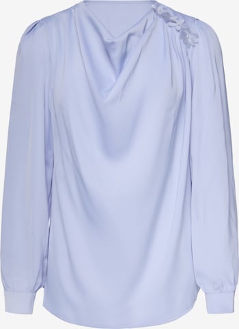 usha BLACK LABEL Blouse in Blauw: voorkant