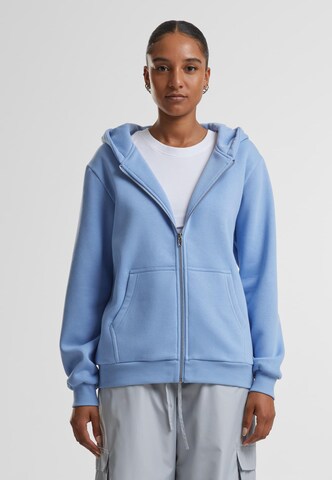Urban Classics Кофта на молнии в Синий: спереди