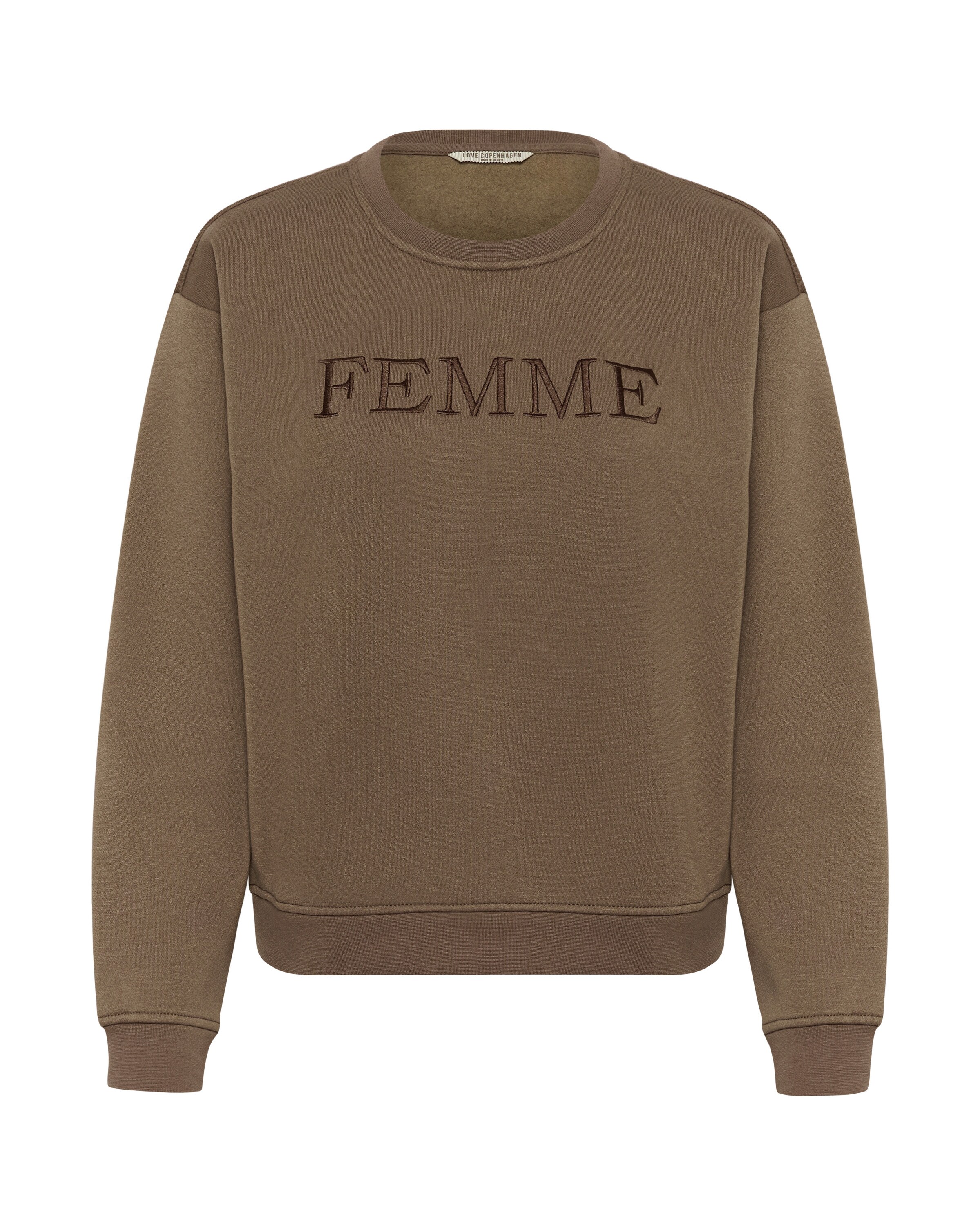 Love Copenhagen Sweatshirt in Grijs: voorkant