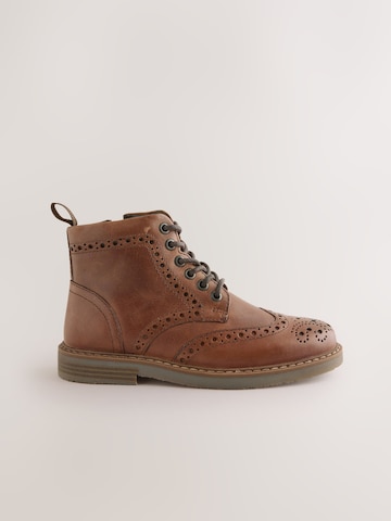 Next Schnürstiefelette in Braun