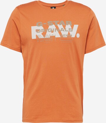 G-Star RAW T-Shirt in Orange: predná strana