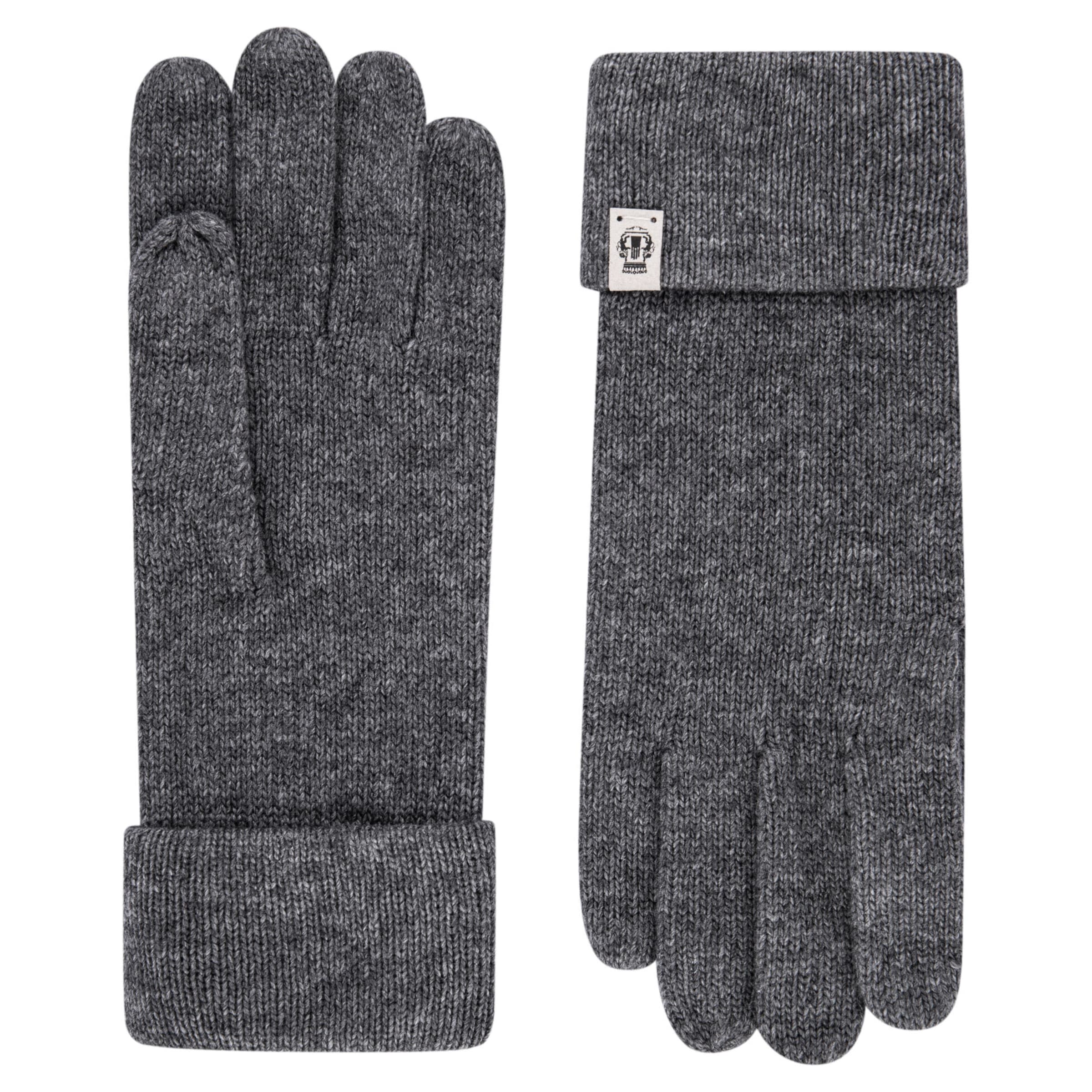 Roeckl Full finger gloves 'ESSENTIALS' in Grey: front