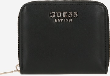 GUESS Wallet 'LAUREL' in Black: front