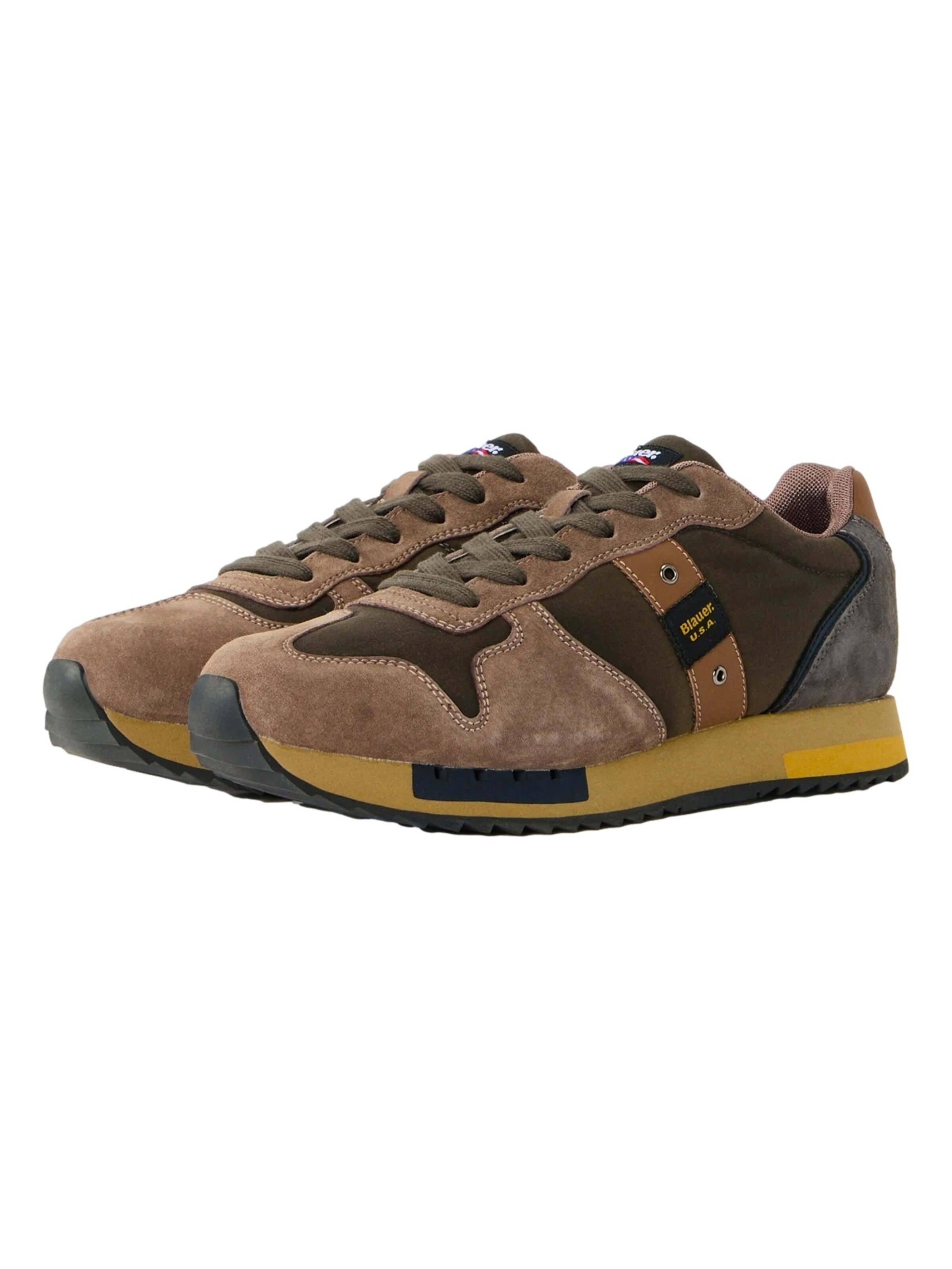 Sneaker bassa 'QUEENS 01' di Blauer.USA in marrone