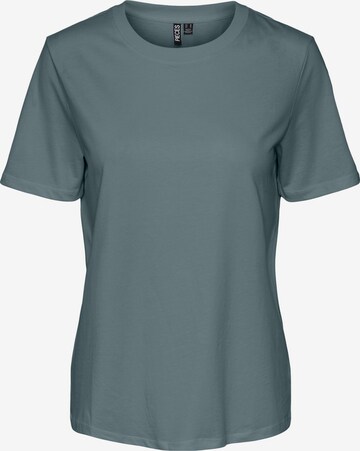 PIECES Shirt 'RIA' in Groen: voorkant