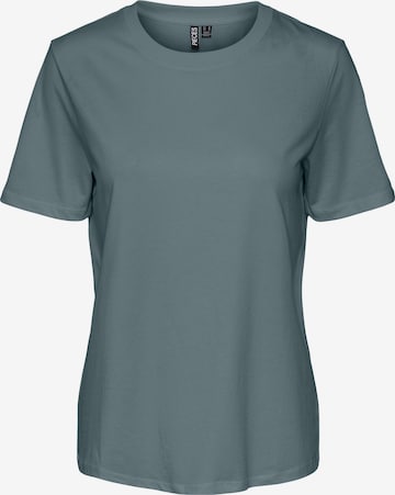 PIECES Shirt 'RIA' in Green: front