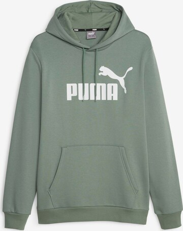 PUMA Sportovní mikina – zelená: přední strana