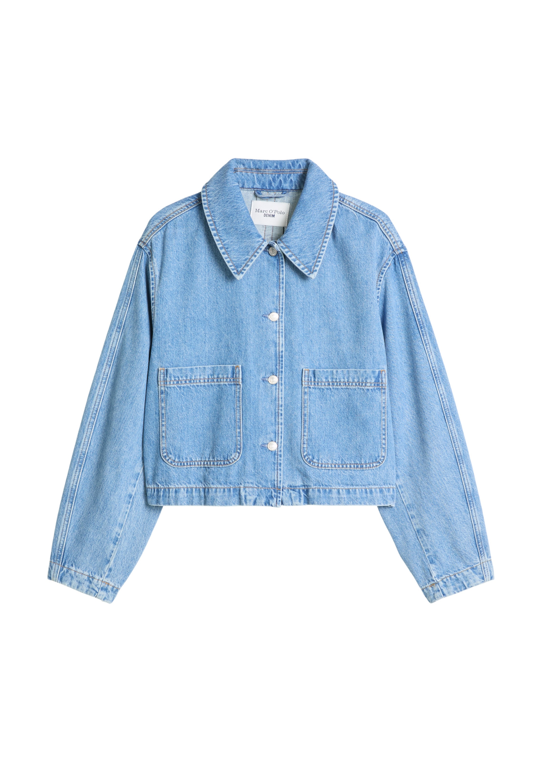 Marc O'Polo DENIM Tussenjas in Blauw: voorkant