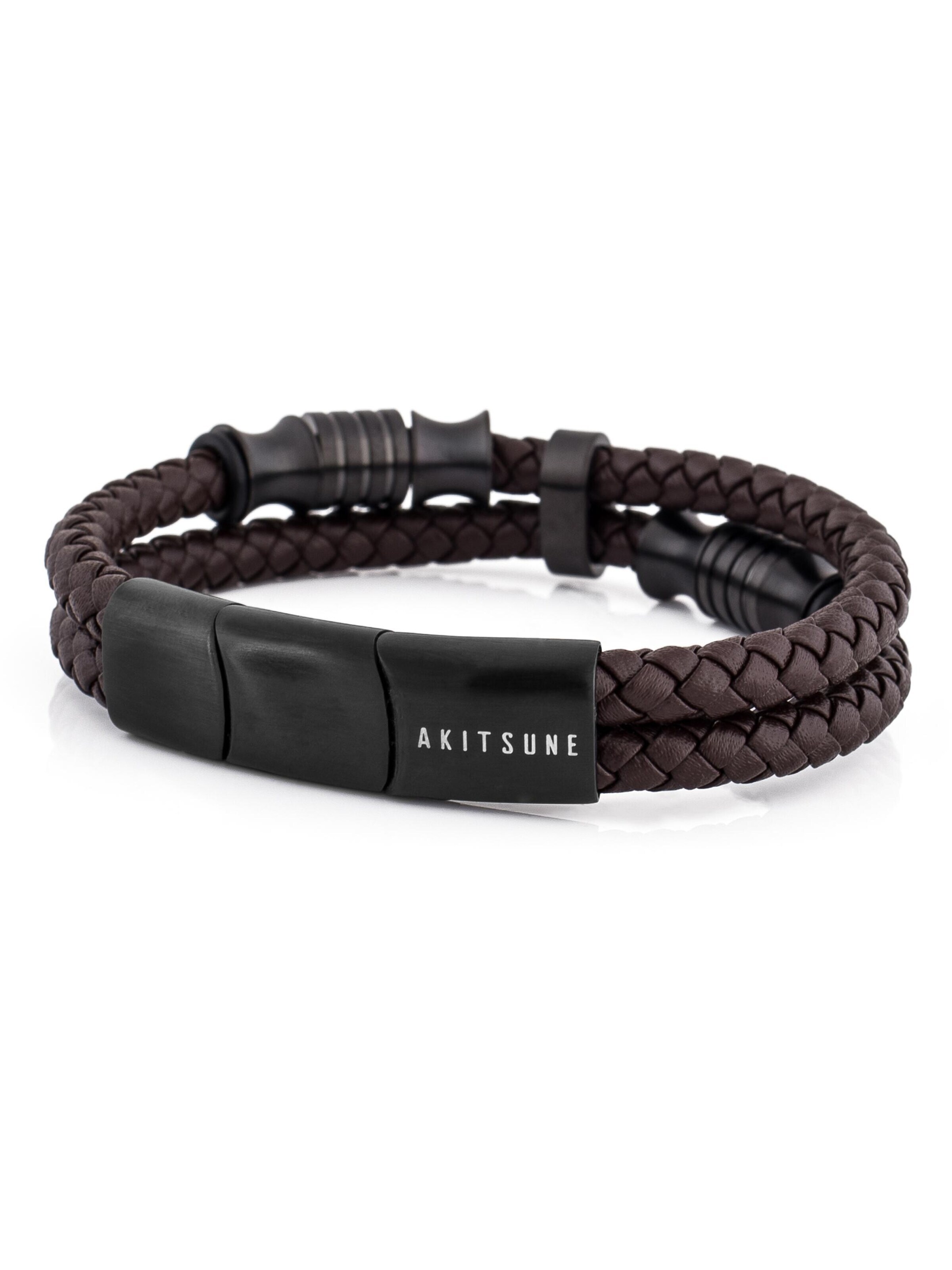 Akitsune Armband 'Gracilitas'‌‌‌ in Braun: Vorderseite