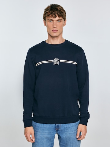 Sweat-shirt 'DANIEL' BIG STAR en bleu : devant