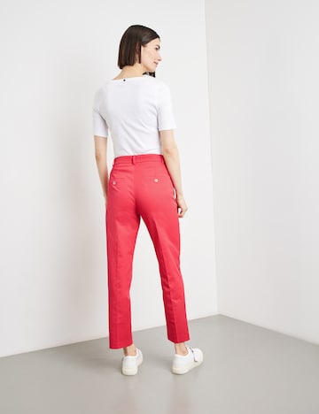 Regular Pantalon à plis GERRY WEBER en rose