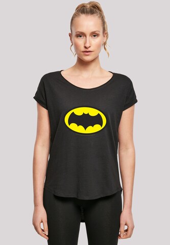 F4NT4STIC Shirt 'Batman TV Series Logo' in Zwart: voorkant