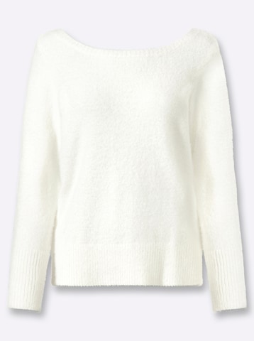 Pullover di heine in bianco: frontale