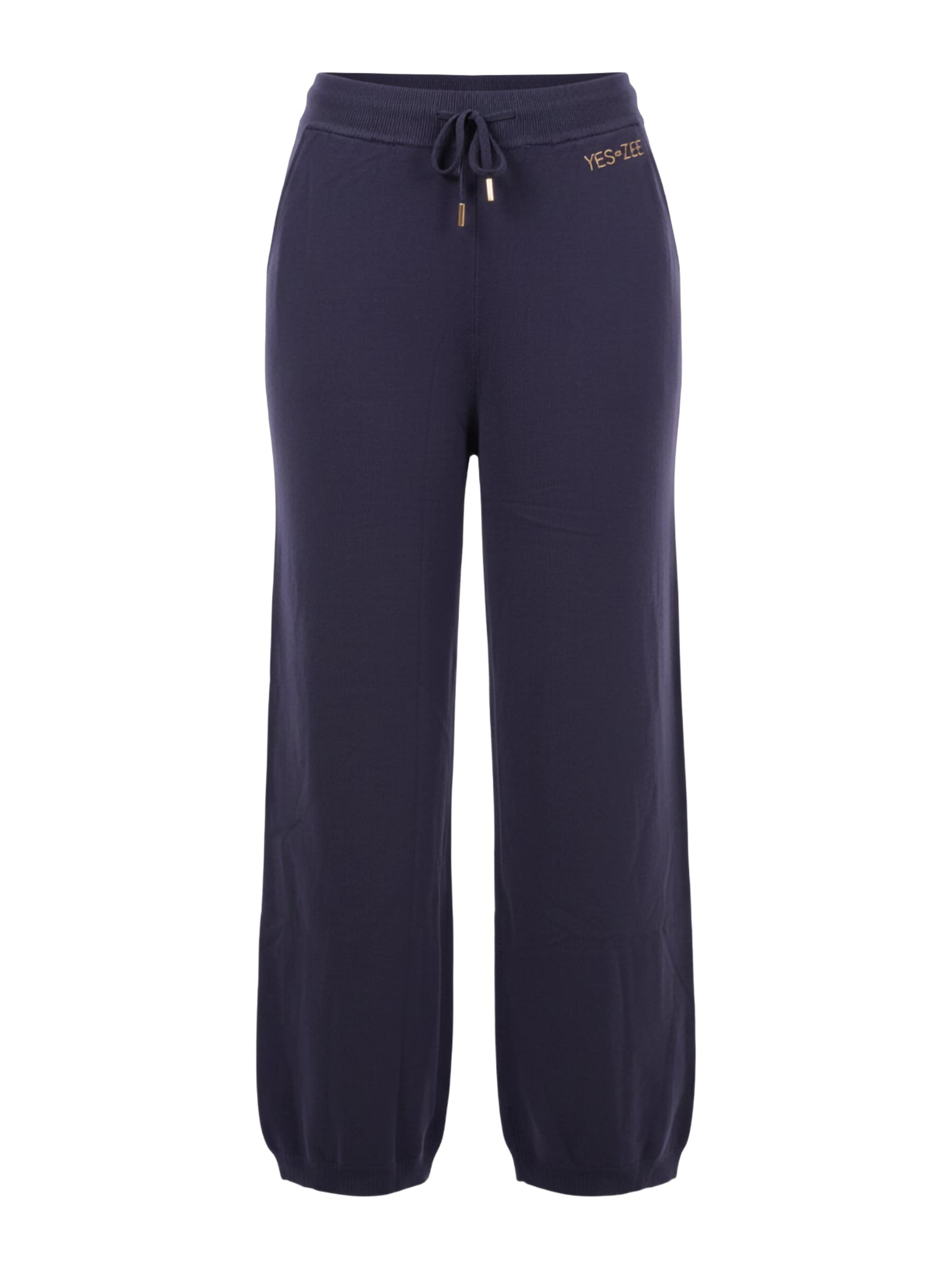 Regular Pantalon de sport 'Pantalone Tuta YES-ZEE da Donna - blu P369RU00710' Yes Zee en bleu : devant