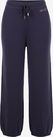Regular Pantalon de sport 'Pantalone Tuta YES-ZEE da Donna - blu P369RU00710' Yes Zee en bleu : devant