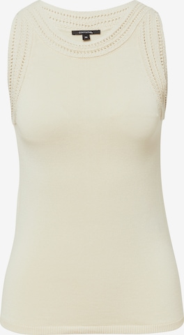 COMMA Stricktop in Beige: Vorderseite
