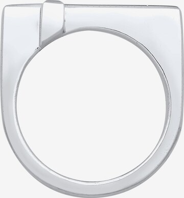 KUZZOI Ring 'Kreuz' in Silver